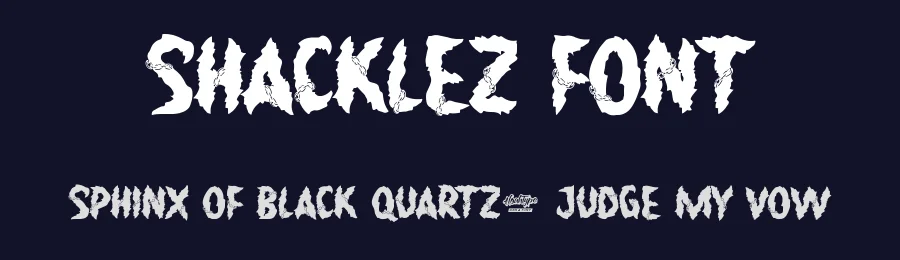 Shacklez Font by noahtype — Decorative Font — thumbnail 2