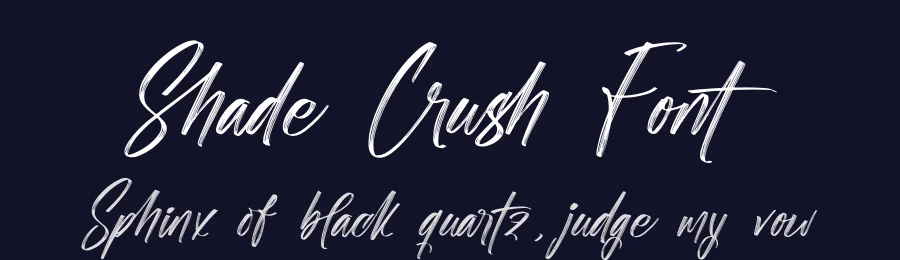 Shade Crush Font by stylishtype.co — Script Handwritten Font — thumbnail 2