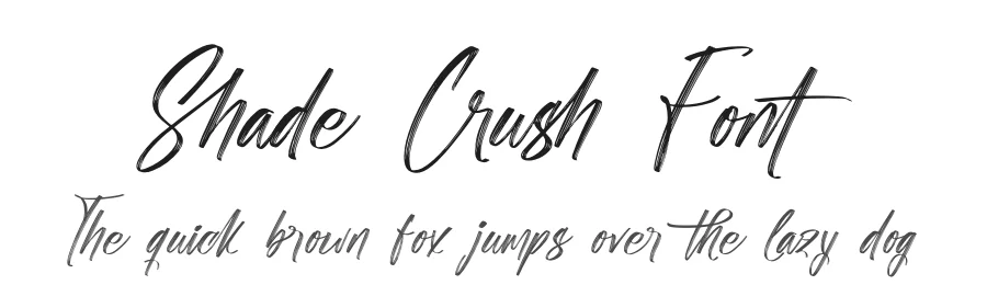 Shade Crush Font by stylishtype.co — Script Handwritten Font