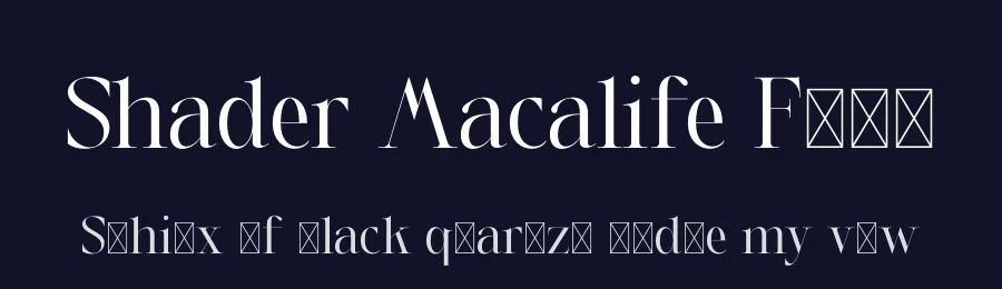 Shader Macalife Font by didiksaputra — Serif Font — thumbnail 2