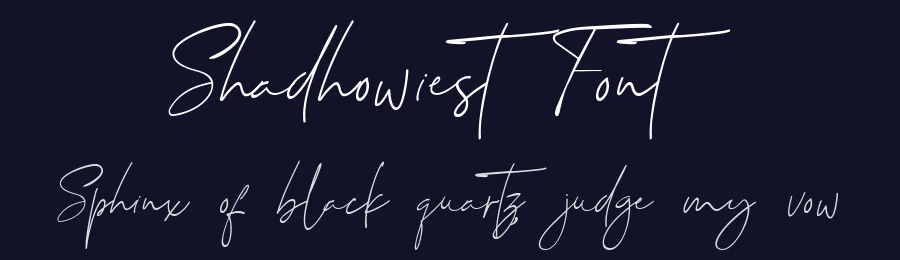 Shadhowiest Font by UICreative — Script Handwritten Font — thumbnail 2