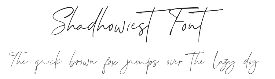 Shadhowiest Font by UICreative — Script Handwritten Font