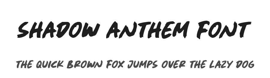 Shadow Anthem Font by Timur type — Script Handwritten Font