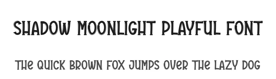 Shadow Moonlight Playful Font by creativeletter — Script Handwritten Font