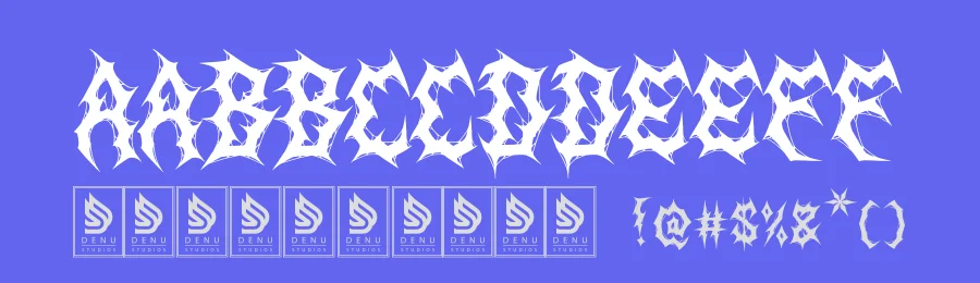 Shadow Prayer | Black Metal Font by Denustudios — Blackletter Font — thumbnail 3
