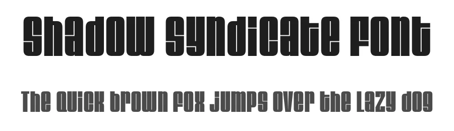 Shadow Syndicate Font by HipFonts — Display Font