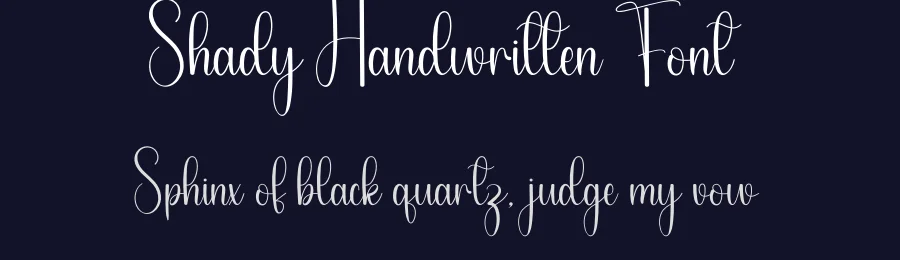 Shady Handwritten Font by andikastudio — Script Handwritten Font — thumbnail 2