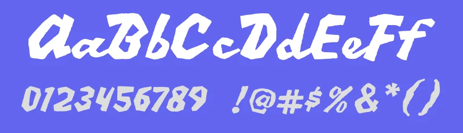 Shady Rocks Handcrafted Display Font by Littlehand — Decorative Font — thumbnail 3