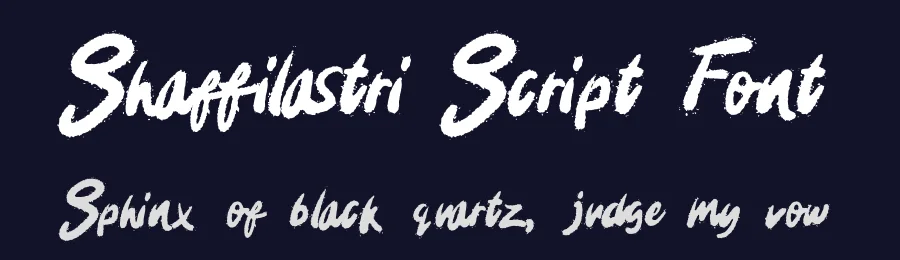 Shaffilastri Script Font by Dhabee — Script Handwritten Font — thumbnail 2