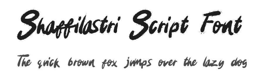Shaffilastri Script Font by Dhabee — Script Handwritten Font