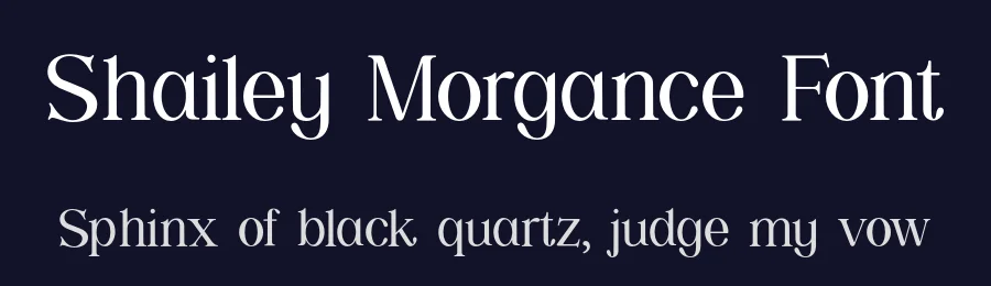 Shailey Morgance Font by UICreative — Serif Font — thumbnail 2