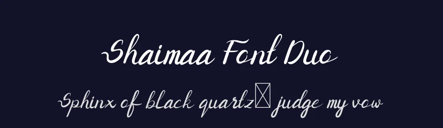 Shaimaa Font Duo by edricstudio — Serif Font — thumbnail 2