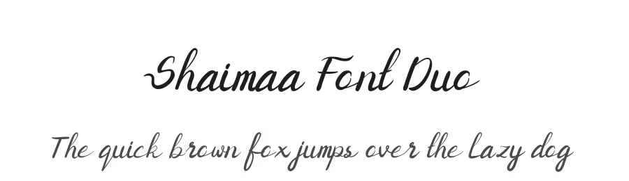 Shaimaa Font Duo by edricstudio β Serif Font