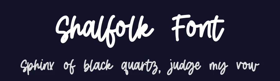 Shalfolk Font by qwrtype — Script Handwritten Font — thumbnail 2