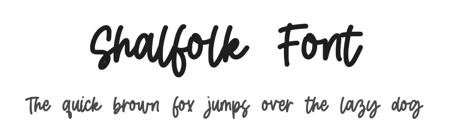 Shalfolk Font by qwrtype — Script Handwritten Font