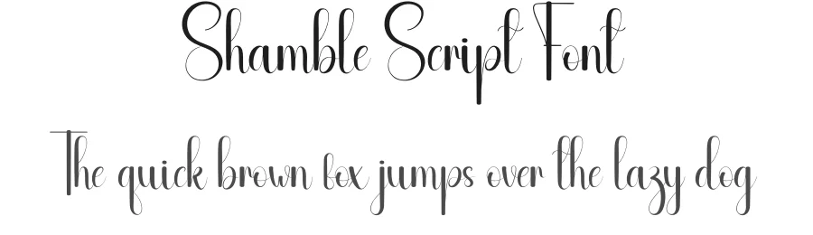 Shamble Script Font by andikastudio — Script Handwritten Font