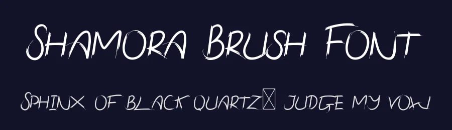 Shamora Brush Font by edricstudio — Script Handwritten Font — thumbnail 2