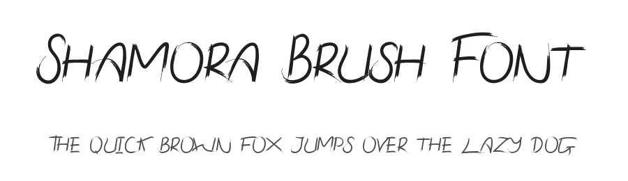 Shamora Brush Font by edricstudio — Script Handwritten Font