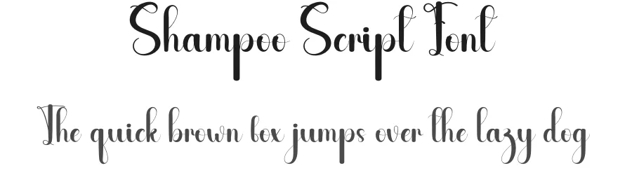Shampoo Script Font by andikastudio — Script Handwritten Font