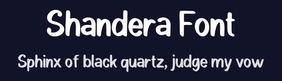 Shandera Font by Forberas Foundry — Display Font — thumbnail 2