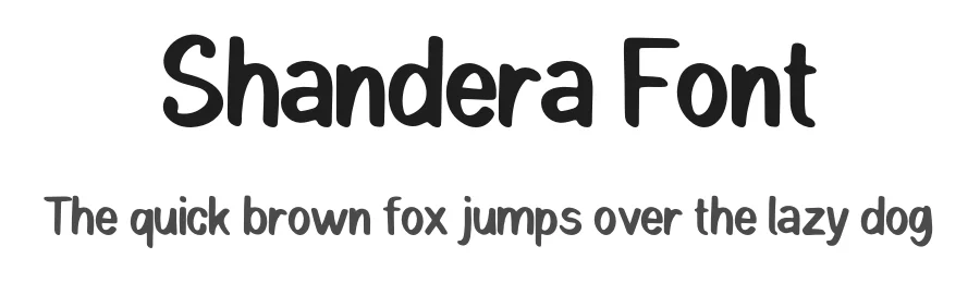 Shandera Font by Forberas Foundry — Display Font
