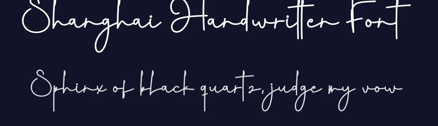 Shanghai Handwritten Font by creativeletter — Script Handwritten Font — thumbnail 2