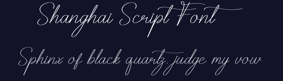 Shanghai Script Font by creativeletter — Script Handwritten Font — thumbnail 2
