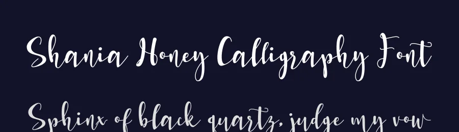 Shania Honey Calligraphy Font by letterenastudios — Script Handwritten Font — thumbnail 2