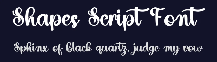 Shapes Script Font by inermediaSTUDIO — Script Handwritten Font — thumbnail 2