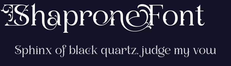 Shaprone Font by burntilldead — Serif Font — thumbnail 2