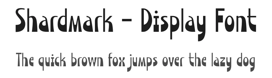 Shardmark – Display Font by Alpaprana — Display Font