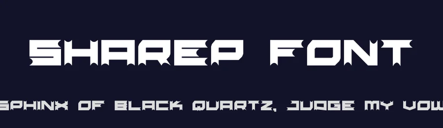 Sharep Font by hayoyuka8 — Display Font — thumbnail 2