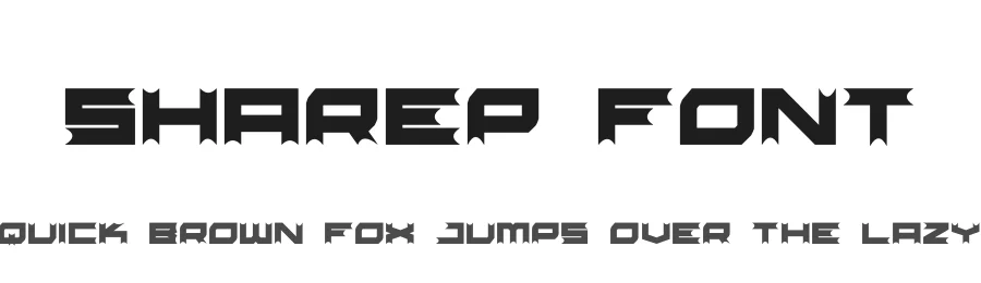 Sharep Font by hayoyuka8 — Display Font