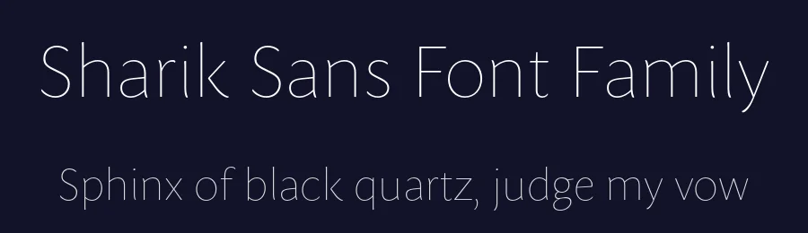 Sharik Sans Font Family by Dada Studio — Sans Serif Font — thumbnail 2