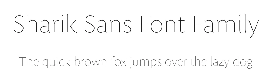 Sharik Sans Font Family by Dada Studio — Sans Serif Font