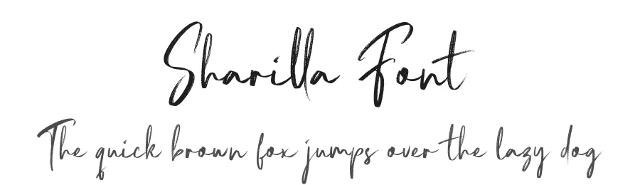Sharilla Font by fontkong — Script Handwritten Font
