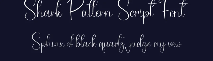 Shark Pattern Script Font by andikastudio — Script Handwritten Font — thumbnail 2
