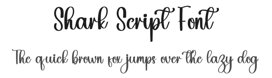 Shark Script Font by inermediaSTUDIO — Script Handwritten Font