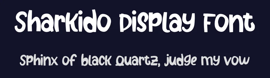 Sharkido Display Font by Dhabee — Script Handwritten Font — thumbnail 2