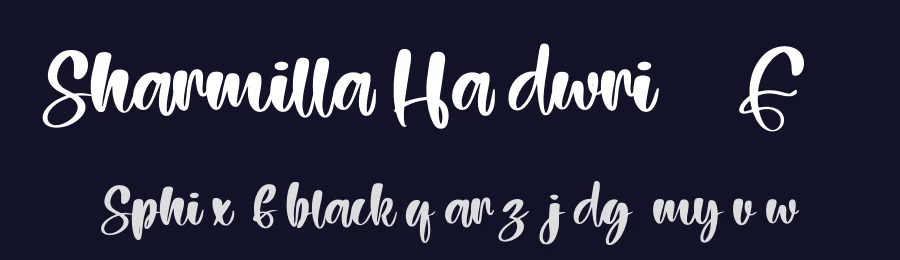 Sharmilla Handwritten Font by didiksaputra — Script Handwritten Font — thumbnail 2