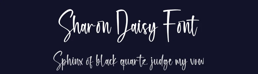 Sharon Daisy Font by glorytype — Script Handwritten Font — thumbnail 2