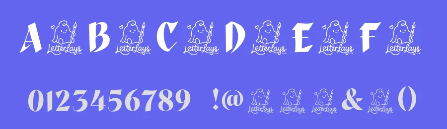 Sharp Gothic Free Font by Letterlays — Decorative Font — thumbnail 3