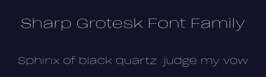 Sharp Grotesk Font Family by sharptype — Sans Serif Font — thumbnail 2