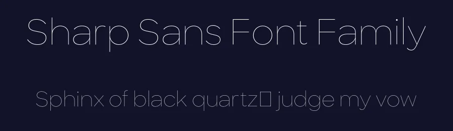 Sharp Sans Font Family by sharptype — Sans Serif Font — thumbnail 2