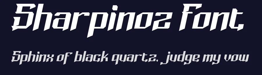 Sharpinoz Font by Arzuka.id — Display Font — thumbnail 2