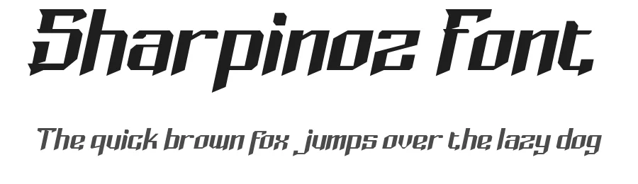 Sharpinoz Font by Arzuka.id โ Display Font