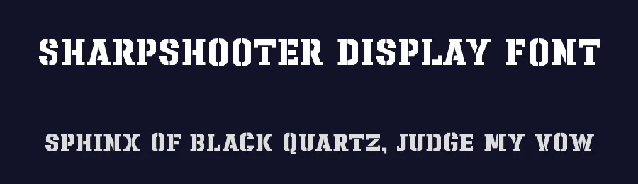 Sharpshooter Display Font by Tokokoo Studio — Display Font — thumbnail 2