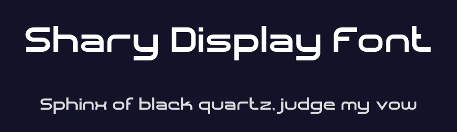 Shary Display Font by alit design — Sans Serif Font — thumbnail 2