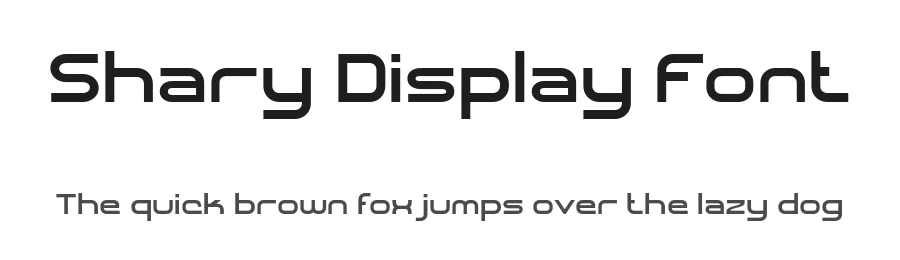 Shary Display Font by alit design — Sans Serif Font