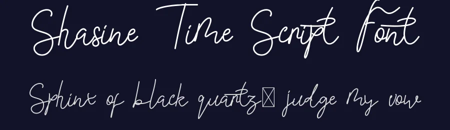 Shasine Time Script Font by edricstudio — Script Handwritten Font — thumbnail 2